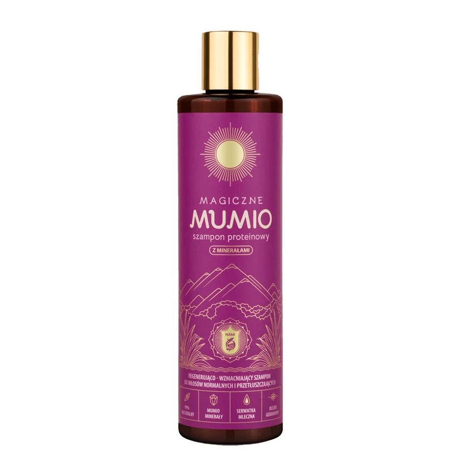 Nami Magic Mumio, champú proteico con minerales, 280 ml