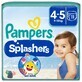 Pampers Splashers, pa&#241;ales para nadar, talla 4-5, 9-15 kg, 11 piezas