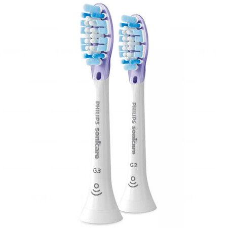 Philips, cabezales de repuesto para el cepillo de dientes sónico Sonicare G3 Premium Gum Care, HX9052/17, 2 piezas