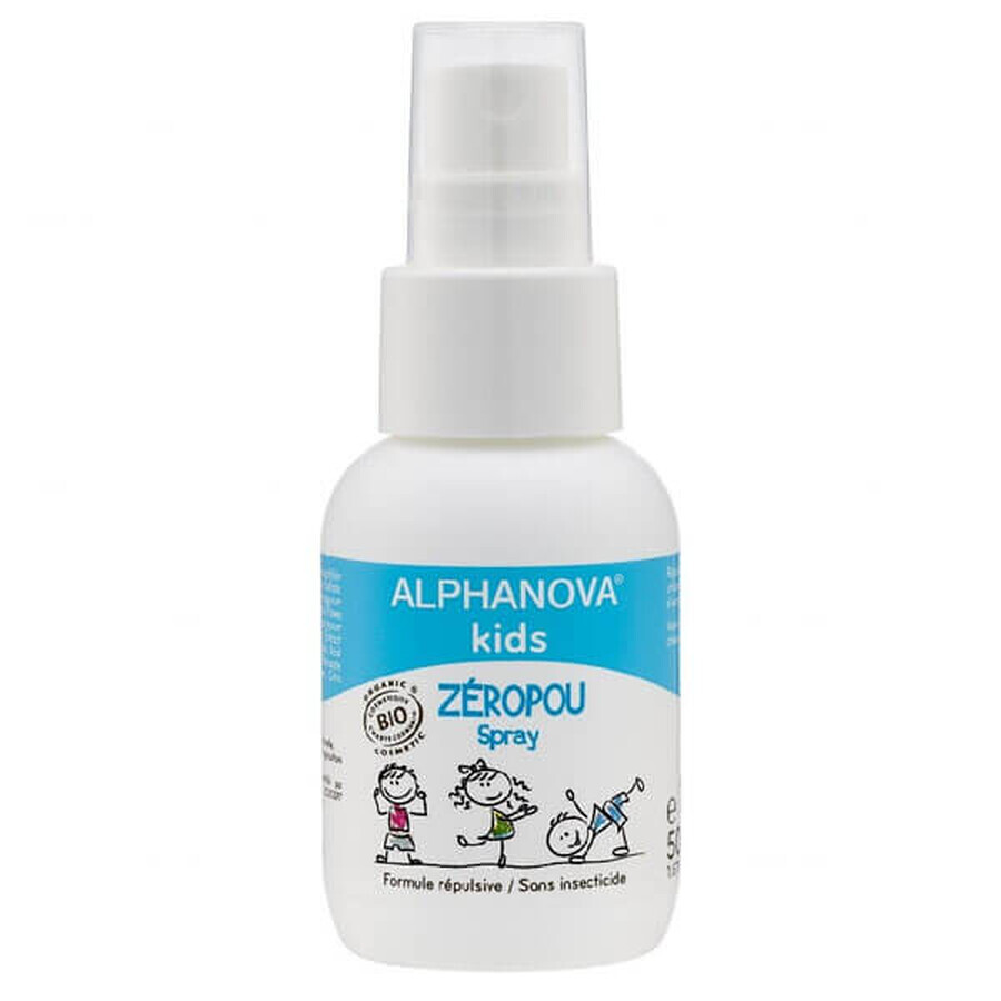 Alphanova Kids, spray repelente de piojos, 50 ml