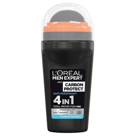 L'Oréal Men Expert, Carbon Protect, antitranspirante roll-on, 50 ml