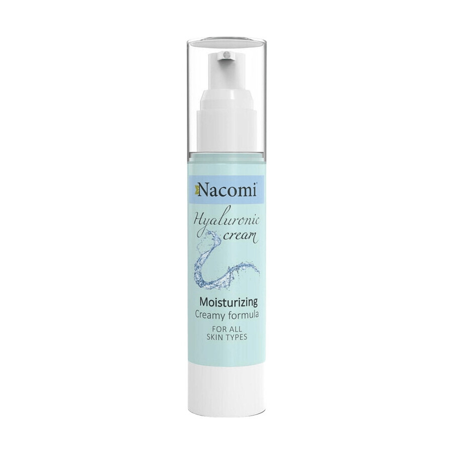 Nacomi, gel-crema hidratante, hialurónico, 50 ml