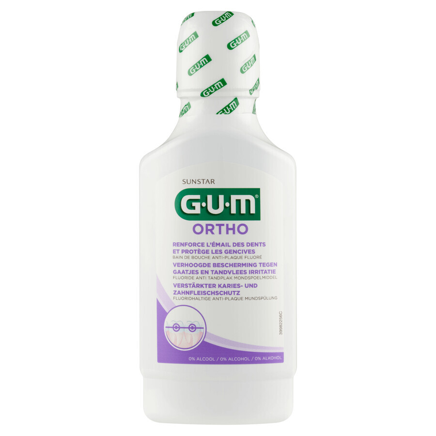 Sunstar Gum Ortho, enjuague bucal, 300 ml