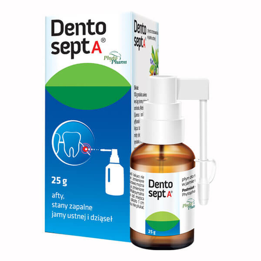 Dentosept A, mouthwash, with applicator, 25 g