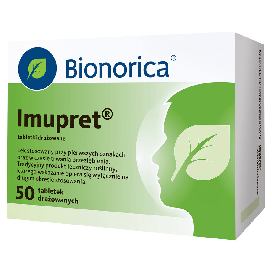 Imupret, 50 comprimate iritate