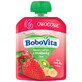 BoboVita Mousse en tubo, pl&#225;tano y manzana con fresa y kiwi, despu&#233;s de 6 meses, 80 g