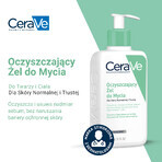 CeraVe, gel limpiador con ceramidas, piel normal y grasa, 236 ml