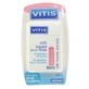 Vitis, hilo dental delicado con menta y flúor, rosa, encerado, 50 m