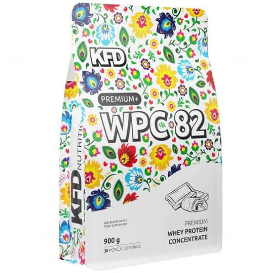 KFD Premium WPC 82, sabor chocolate blanco, 900 g