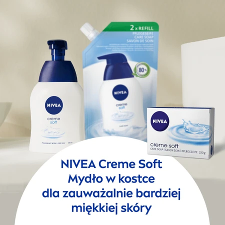 Nivea, pielęgnacyjne mydło w kostce, creme soft, 100 g: ceny i cechy