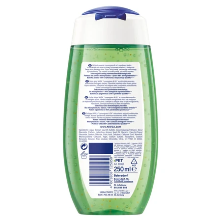 Nivea, Duschgel, Zitronengras &amp; Öl, 250 ml
