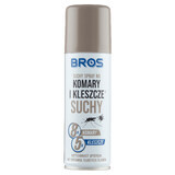 Bros, spray seco para mosquitos y garrapatas, DEET 25%, 90 ml