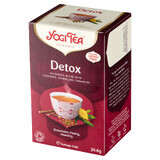 Yogi Tea Detox, té detox orgánico, 1,8 g x 17 sobres