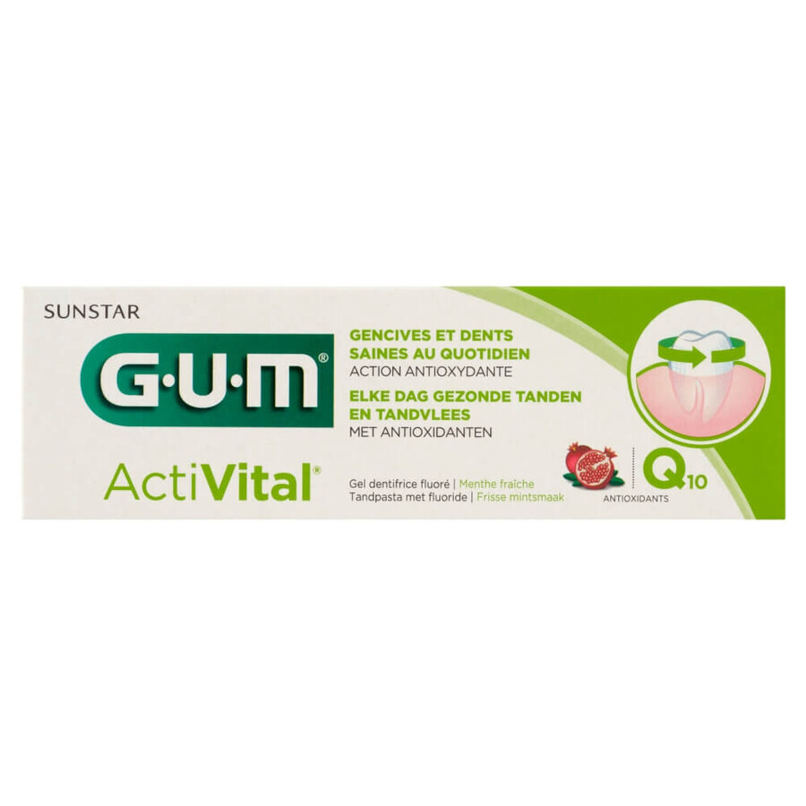 Sunstar Gum ActiVital, Zahnpasta, 75 ml