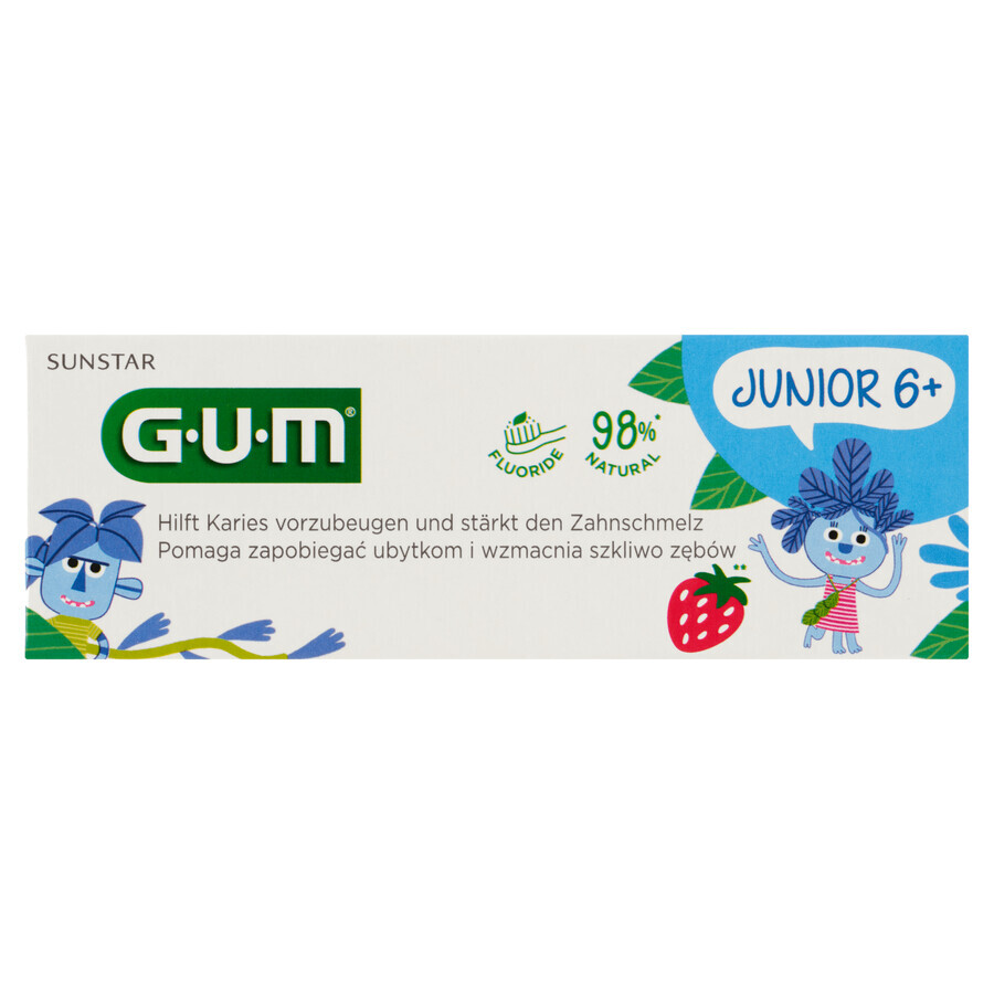 Sunstar Gum Junior, toothpaste, from the age of 6 years, 50 ml