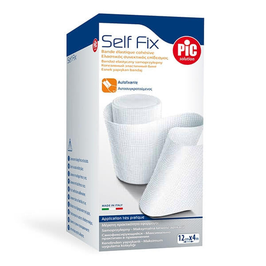 Pic Solution Self Fix, benda elastica autoadesiva, 10 cm x 4 m, 1 pezzo