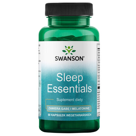 Swanson, Sleep Essentials, 60 cápsulas