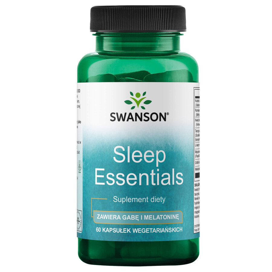 Swanson, Sleep Essentials, 60 cápsulas