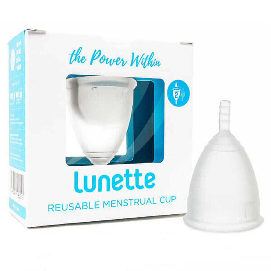 Lunette, menstrual cup, model 2, white, 1 pc