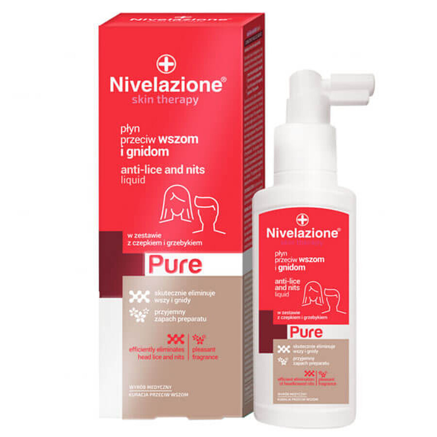 Nivelazione Skin Therapy, vloeistof tegen luizen en neten, 100 ml