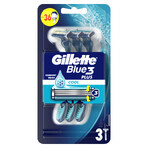 Gillette Blue 3 Cool, maquinillas de afeitar desechables, 3 piezas