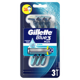 Gillette Blue 3 Cool, maquinillas de afeitar desechables, 3 piezas