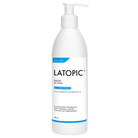 Latopic, emulsión corporal desde el primer día de vida, 400 ml