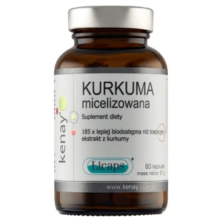 Kenay Cúrcuma Micelizada, 60 cápsulas