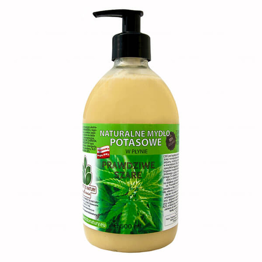 Back to nature, liquid soap, potash with hemp oil, 500 ml