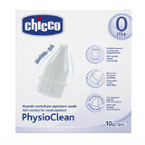 Chicco, PhysioClean, embouts de remplacement pour aspirateur nasal, 10 pièces