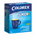 Coldrex Junior C 300 mg + 20 mg + 5 mg, powder for oral solution for children aged 6-12 years, lemon flavor, 10 sachets