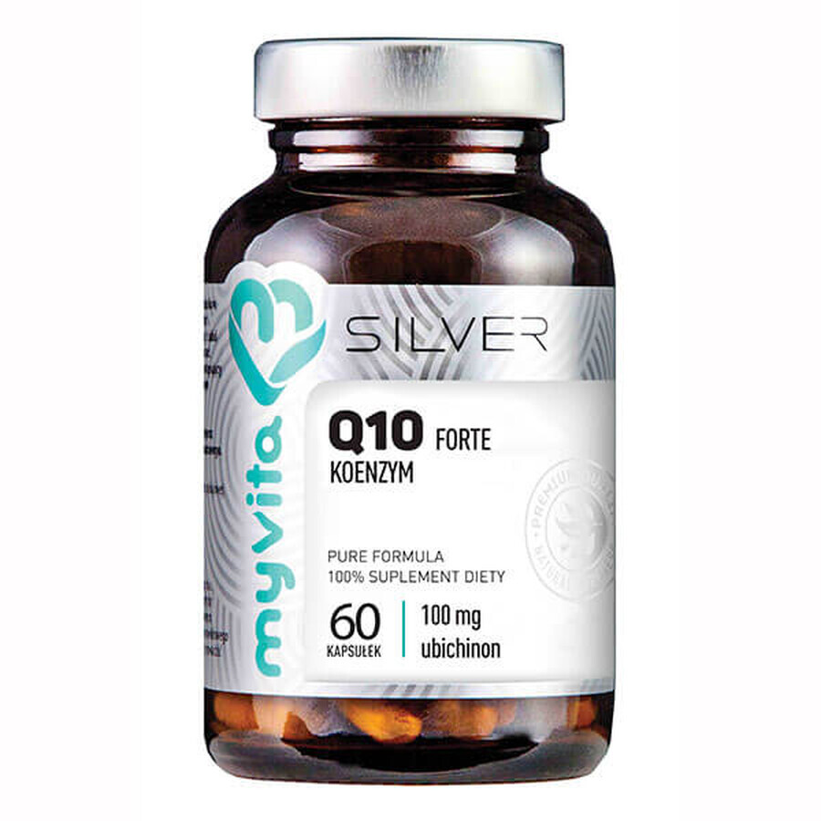 MyVita Silver, Coenzyme Q10 forte 100 mg, ubiquinone, 60 capsules