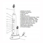 Alfa Sonic, cepillo dental sónico + 4 cabezales de recambio