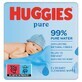 Huggies Pure, toallitas h&#250;medas para beb&#233;s, 3 x 56 uds.