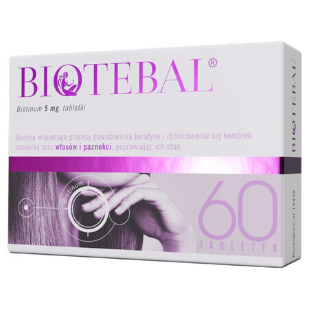 Biotebal 5 mg, 60 comprimidos