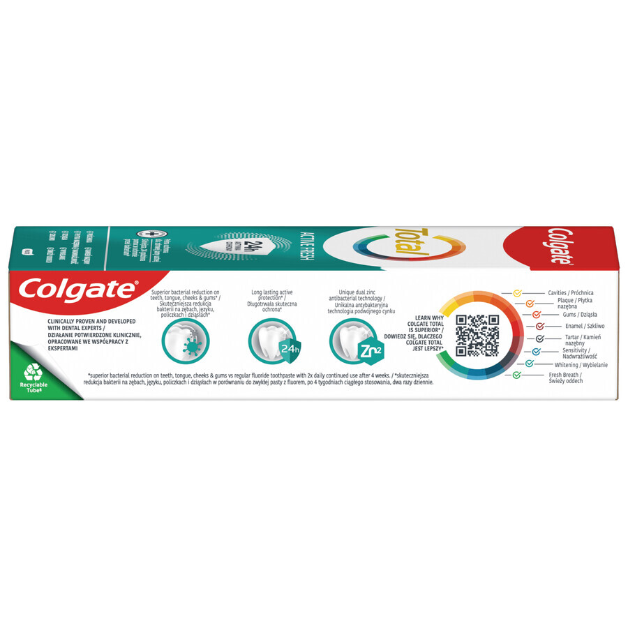 Pasta dentífrica Colgate Total Active Freshness, 75 ml