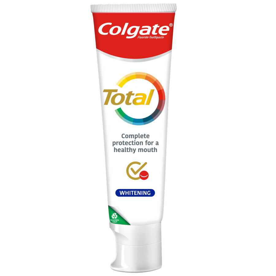 Colgate Total Whitening, pasta de dientes, blanqueadora, 75 ml