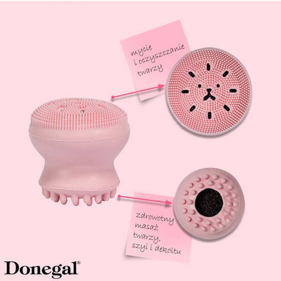 Donegal silicone face wash and massage 1 pc