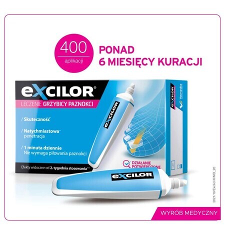 Excilor Tratament pentru ciuperca unghiilor, stick, 3.3 ml