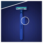 Gillette Blue II Plus, maquinillas de afeitar desechables, 10 piezas + 4 piezas