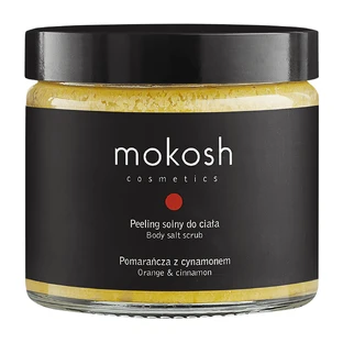 Mokosh, peeling solny do ciała, pomarańcza z cynamonem, 300 g