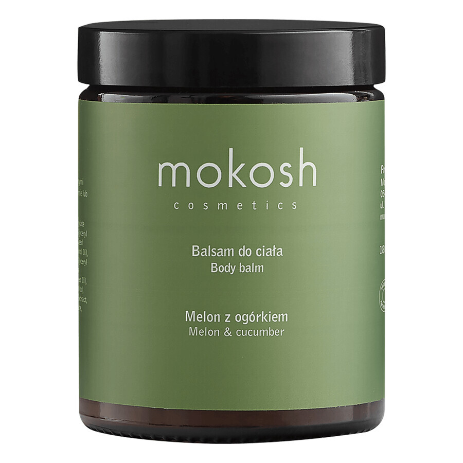 Mokosh, bálsamo corporal, melón con pepino, 180 ml