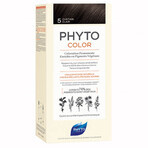 Phyto Color, Haarfärbemittel, 5 helle Kastanie, 50 ml