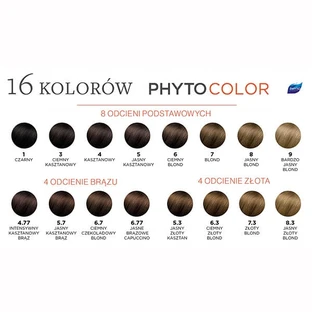 Phyto Color, vopsea de păr, 1 negru, 50 ml