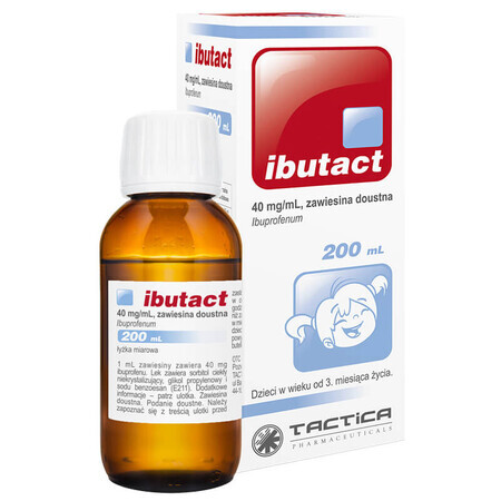 Ibutact 40 mg/ml, suspensión oral, a partir de 3 meses, 200 ml