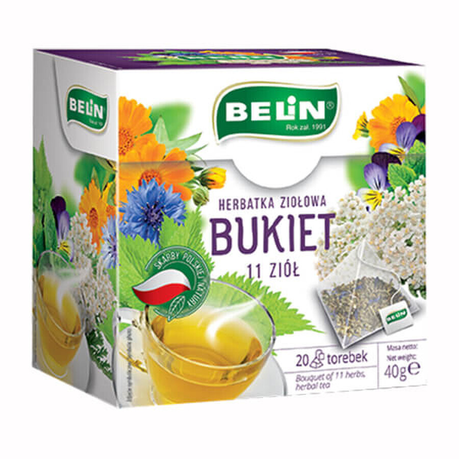 Belin Bouquet 11 herbs, herbal tea, 2 gx 20 sachets