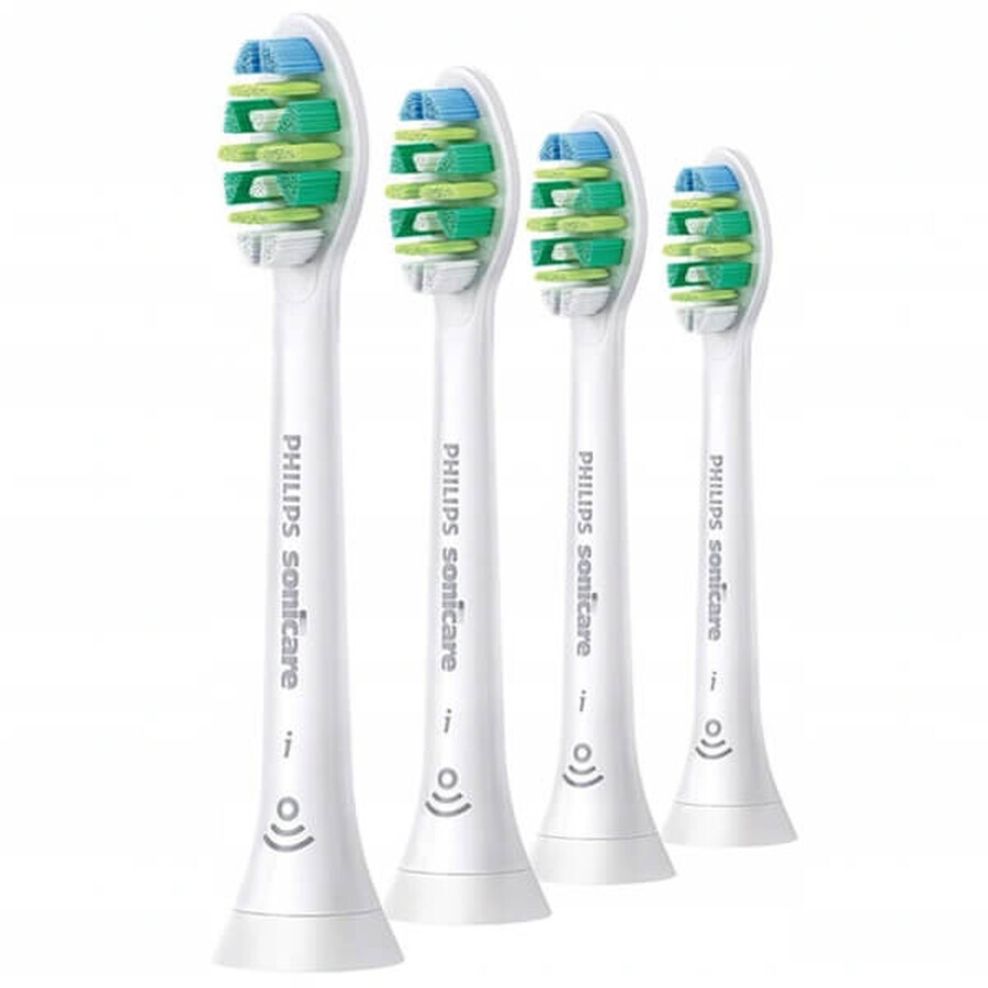 Philips, cabezales de repuesto para cepillo dental sónico Sonicare InterCare, HX9004/10, 4 piezas