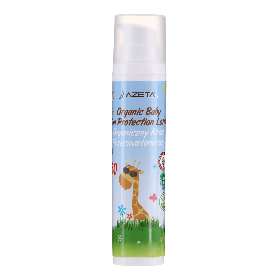 Azeta Bio, protector solar orgánico desde el día 1 de vida, SPF 50+, 100 ml