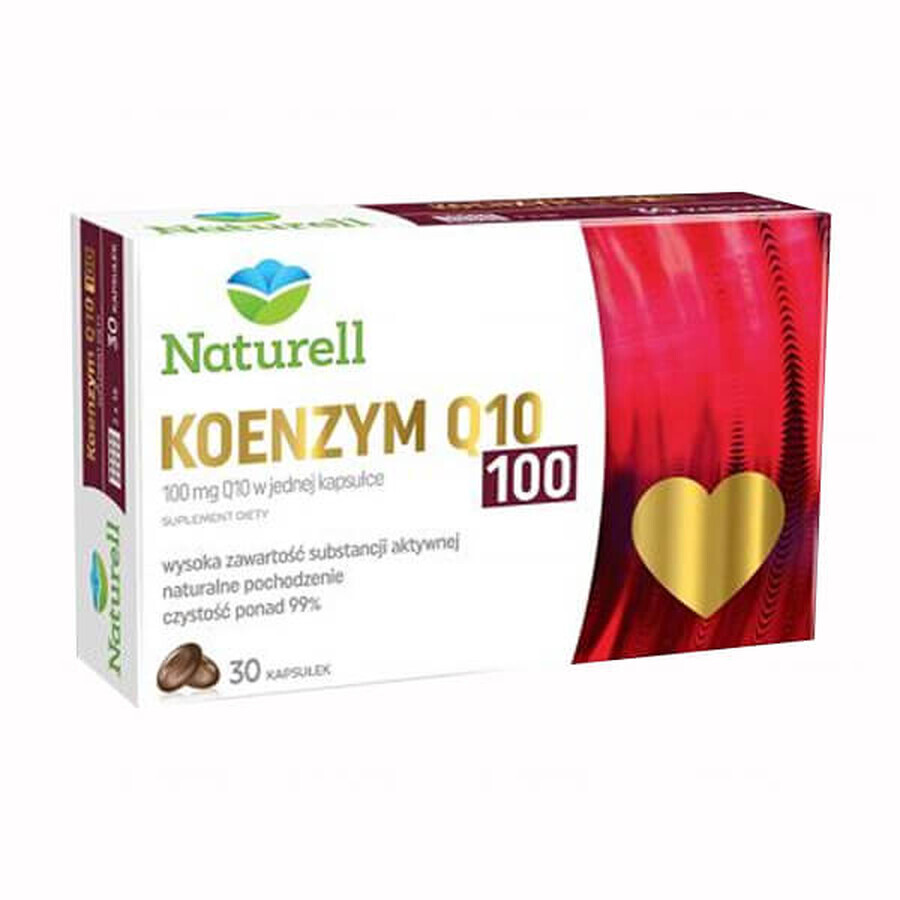 Naturell Co-enzym Q10 100, 30 capsules