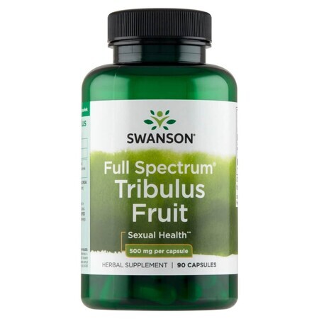 Swanson Full Spectrum Tribulus Fruit, tribulus, 90 cápsulas